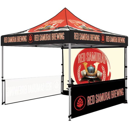 10X10 Canopy Tent + Back wall + Side walls