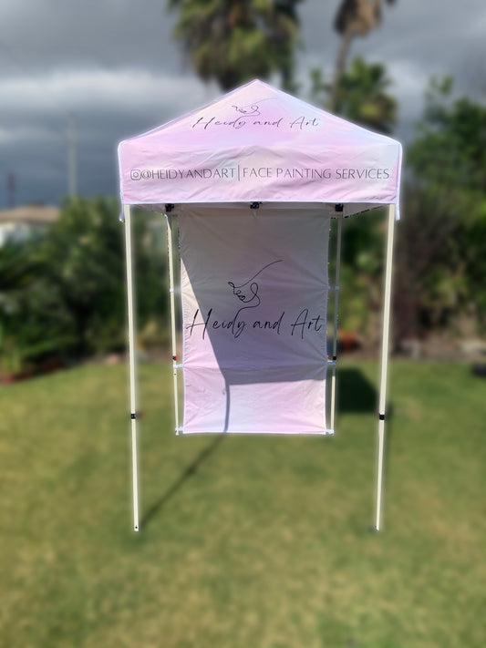 5X5 Canopy + Full Back Wall