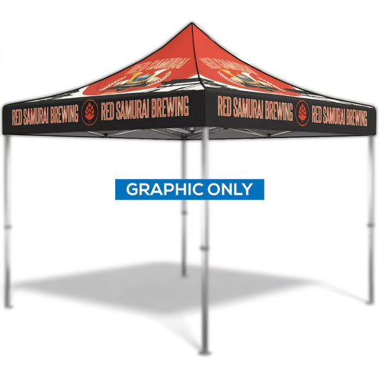 10X10 Canopy Graphic Only (No Hardware)
